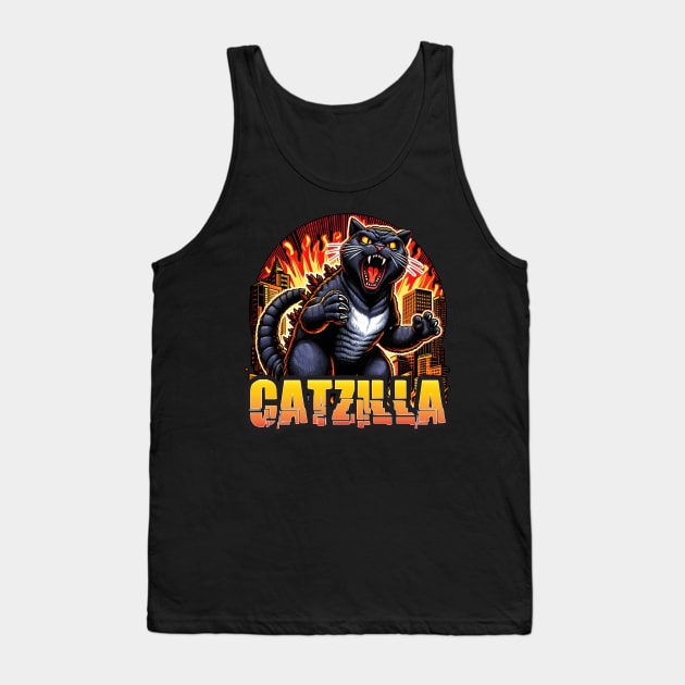 Catzilla S01 D13 Tank Top by Houerd